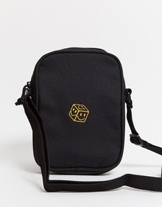 Черная сумка с вышивкой ASOS DESIGN-Черный