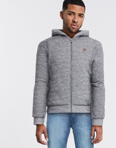 Трикотажная куртка на молнии Jack & Jones-Серый