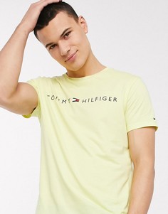 Желтая футболка для дома с логотипом на груди Tommy Hilfiger-Желтый