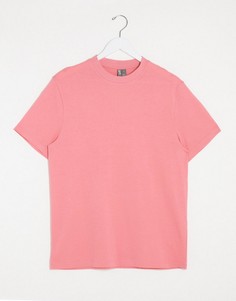 Розовая футболка из органического хлопка ASOS DESIGN-Розовый