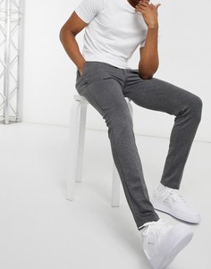 Серые узкие трикотажные брюки Jack & Jones Intelligence-Серый