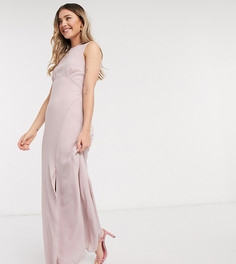 Розовое платье макси TFNC Petite bridesmaid-Розовый