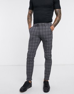 Купить мужские зауженные брюки в клетку в интернет-магазине Lookbuck