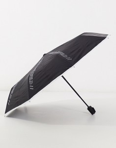 Черный зонт с логотипом Karl Lagerfeld