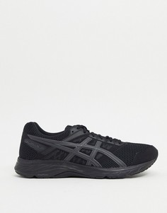 Черные кроссовки Asics Running gel contend 5-Черный