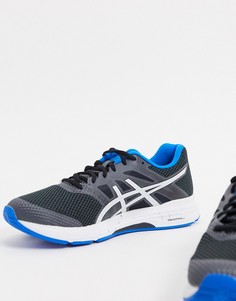 Черно-синие кроссовки Asics Running gel exalt 5-Черный