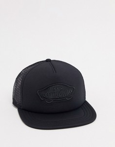 Черная бейсболка с нашивкой Vans Classic-Черный