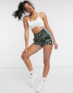 Черные шорты с принтом adidas Originals-Черный