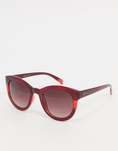 Красные солнцезащитные очки в круглой оправе Esprit-Красный