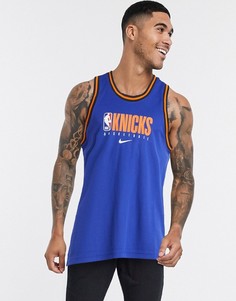 Синяя майка Nike Basketball New York Knicks-Синий