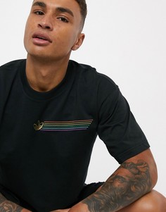 Черная футболка adidas Originals Pride-Черный