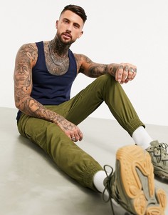 Темно-синяя майка из органического хлопка ASOS DESIGN-Темно-синий