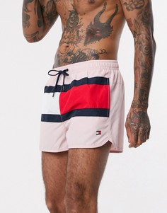 Розовые шорты для плавания и бега Tommy Hilfiger-Розовый
