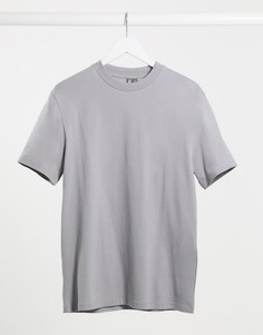 Серая футболка из органического хлопка ASOS DESIGN-Серый