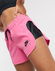 Розовые шорты с логотипом Nike Air Running-Розовый