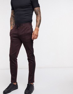 Брюки с эластичным поясом River Island-Красный