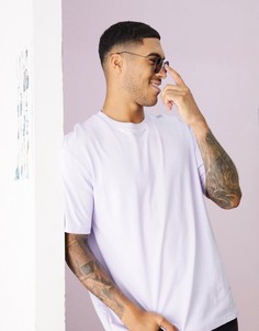 Бледно-лавандовая oversized-футболка Topman-Фиолетовый