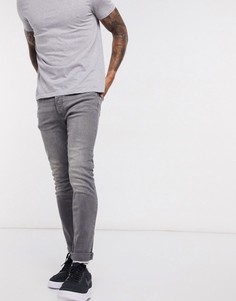 Серые джинсы скинни Topman-Серый