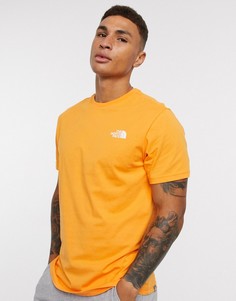 Оранжевая футболка The North Face Simple Dome-Оранжевый