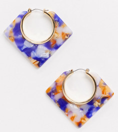 Черепаховые серьги Reclaimed Vintage inspired-Мульти