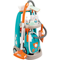 Тележка для уборки с пылесосом Smoby