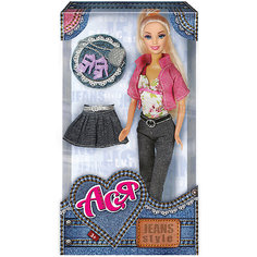 Кукла Toys Lab "Джинсовый стиль" Ася, 28 см