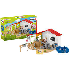 Игровой набор Schleich "Ветеринарная клиника с домашними животными"