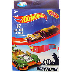 Пластилин Centrum Hot Wheels, 12 цветов