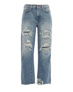 Джинсовые брюки 7 For All Mankind