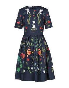 Платье до колена Oscar de la Renta