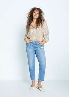 Блузка с цветочным принтом - Cloty Mango