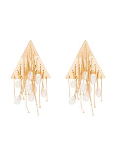 Jil Sander серьги с жемчугом