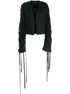 Rick Owens куртка с бахромой