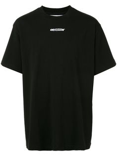 Off-White футболка с узором Workers