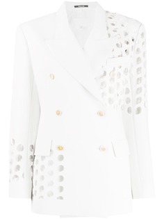 Maison Margiela блейзер с перфорацией