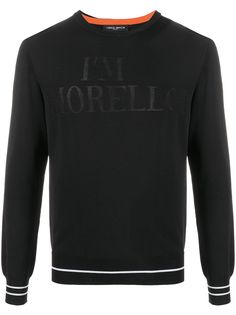 Frankie Morello свитер с надписью