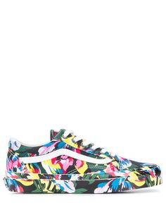 Kenzo кроссовки Old Skool с цветочным принтом из коллаборации с Vans