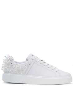 Balmain кроссовки B-Court с кристаллами
