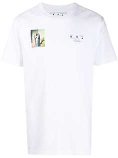 Off-White футболка с принтом The Kiss