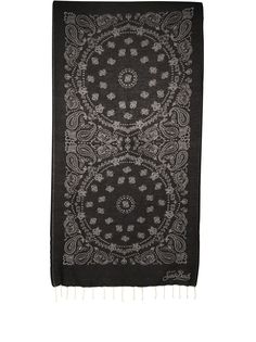 Mc2 Saint Barth Kids пляжное полотенце с принтом пейсли