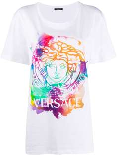 Versace футболка с принтом Medusa
