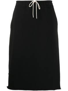Jil Sander юбка миди с кулиской