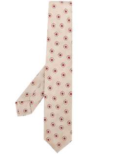 Barba галстук с цветочным принтом