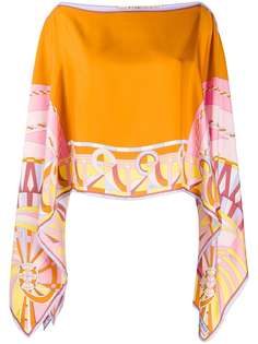 Emilio Pucci блузка с драпировкой