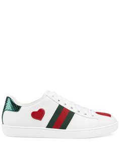 Gucci кеды Ace с нашивками