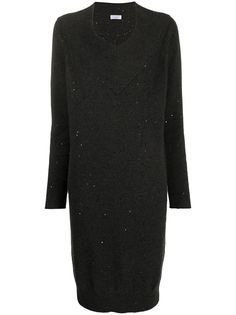 Brunello Cucinelli трикотажное платье-джемпер