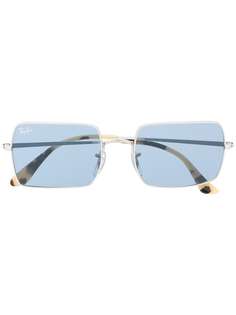 Ray-Ban солнцезащитные очки 1969 в прямоугольной оправе