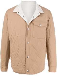 Brunello Cucinelli двусторонняя непромокаемая куртка-рубашка