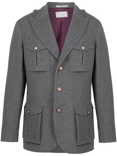 Brunello Cucinelli пиджак в стиле милитари