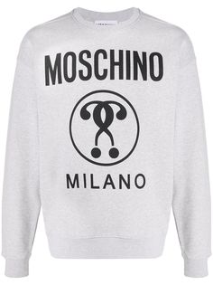 Moschino толстовка с логотипом